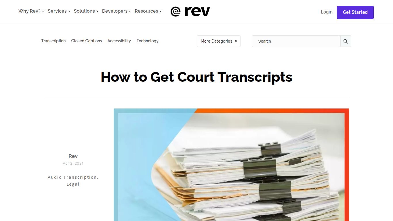 How to Get Court Transcripts | Rev